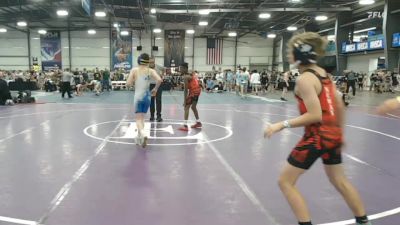 90 lbs Rr Rnd 1 - Travon Cleveland, North Carolina National Team Red vs Lincoln Wynn, Eagles Wrestling