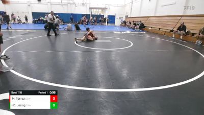 120 lbs 3rd Place Match - Connor Jeong, Castro Valley WC vs Maximus Torrez, Daniel Cormier WA