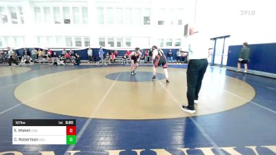 197 lbs Consi Of 8 #1 - Eli Makel, Edinboro vs Cole Robertson, Ohio State