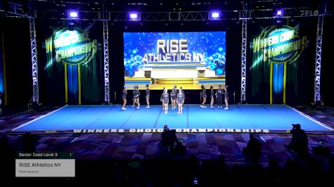RISE Athletics NY - Momentum [2025 Senior Coed Level 3 1] 2025 Winners Choice Live at Foxwoods