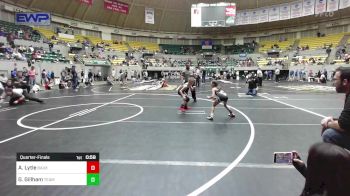 61 lbs Quarterfinal - Amelia Lytle, Bauxite Mini Miners Wrestling vs Grayson Gillham, Team Conquer Wrestling