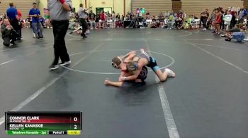 72 lbs Round 5 (6 Team) - Kellen Kanaskie, M2TCNJ vs Connor Clark, Glasgow WA