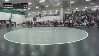150 lbs Champ. Round 2 - Noah Knight, Chickasha Wrestling vs Ross Davis, Victory