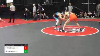 126 lbs Quarterfinal - Ryder Robinson, Unattached 110 vs Dominic Hargrove, Unattached 10