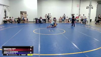 187 lbs Round 3 (6 Team) - Braxton Coey, Minnesota Red vs Ezrah Schonrog, Rhode Island Gold