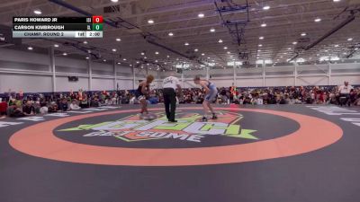 138 lbs Champ. Round 2 - Carson Kimbrough, Unattached vs Paris Howard Jr, Unattached