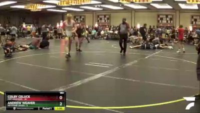 180 lbs Quarterfinals (8 Team) - ANDREW WEAVER, Keystone Crush vs Colby Celuck, Mat Assassins