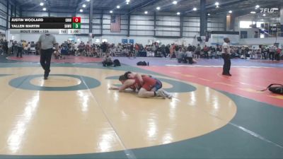 126 lbs Champ. Round 1 - Tallen Martin, South Augusta Wrestling Club vs Justin Woolard, OTM Walters Wrestling