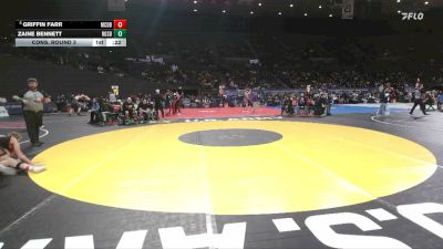 6A Boys 106 lbs Cons. Round 3 - Zaine Bennett, Roseburg Boys vs Griffin Farr, McDaniel Boys