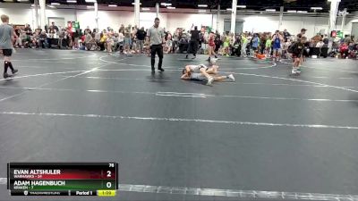 76 lbs Round 2 (8 Team) - Evan Altshuler, Warhawks vs Adam Hagenbuch, Kraken