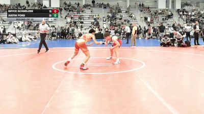 126 lbs Round Of 32 - Bryce Schnelzer, VA vs Justin Ford, GA