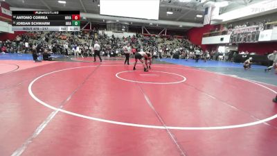 217 lbs Semifinal - Jordan Schwarm, Ukiah vs Antonio Correa, Hoopa Valley