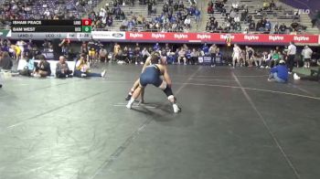 149 lbs Semis & 3rd Wb (16 Team) - Bam West, Central Oklahoma vs Isham Peace, Lander