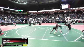 114 lbs Champ. Round 1 - Jake Ellis, Unattached vs Bazely Simison, GFF2