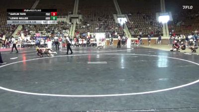 7A 138 lbs Semifinal - Lewis Miller, Auburn vs Gatlin Tate, Prattville