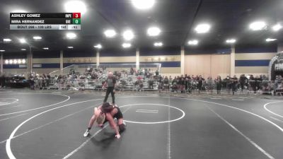 109 lbs 5th Place - Ashley Gomez, Imperial vs Mira Hernandez, ONE Wr Ac