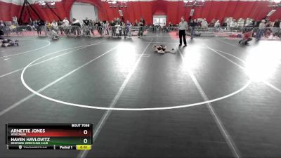 53-57 lbs 5th Place Match - Haven Havlovitz, Denmark Wrestling Club vs Arnette Jones, Wisconsin