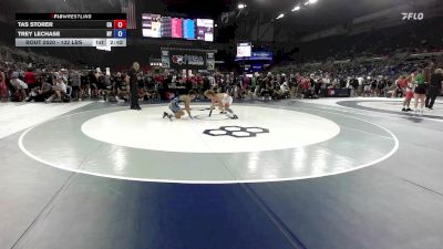 132 lbs Cons. Sub-rd Of 32 - Tas Storer, CA vs Trey LeChase, NY