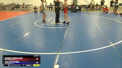 125 lbs Quarterfinals (8 Team) - Joseph Kokolakis, New York Blue vs Stetson Gabel, Colorado