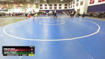 141 lbs Champ. Round 1 - Phillip Balis, University Of Rio Grande vs Randy Frailey, Siena Heights University