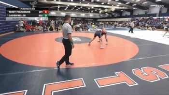 133 lbs Quarterfinal - Torey Falkinburg, Gettysburg vs Caiden Heller, Messiah
