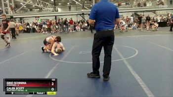 132 lbs Semis (4 Team) - Gino Schinina, Scorpions vs Caleb Scott, Team Shutt Nation