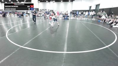 126 lbs Taegan Gilmore, Ohio Scarlet vs Logan Schad, Wisconsin
