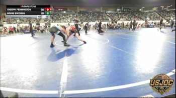 112 lbs Consi Of 8 #2 - Joseph Pennington, Chickasha Youth Wrestling vs Bodie Swords, Cowboy Wrestling Club