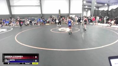74 lbs Champ. Round 1 - Andrew O`Donnell, Mat Demon Wrestling Club vs Mila Smith, Oregon