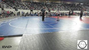 68 lbs Semifinal - Jaycie Harmon, Duncan Middle School vs Laneigh Jo Cartwright, Midwest City Bombers Youth Wrestling Club