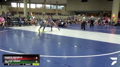 90 lbs Round 5 (8 Team) - Maddox Rochelle, Alabama Elite Red vs Hillman Wright, SVRWC