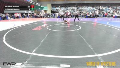 58 lbs Consi Of 32 #2 - Zachary Wilson, Mat Demon Wrestling Club vs Phoenix Esparza, Nevada Elite