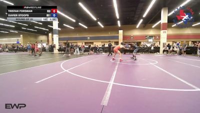 157 lbs Round Of 32 - Tristan Forsman, Vici Wrestling Club vs Xavier Stoops, NB Elite Wrestling Club