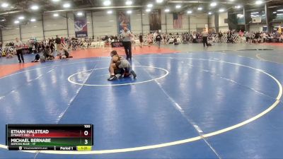 100 lbs Rd# 5- 3:45pm Friday Final Pool - Michael Bernabe, Gotcha Blue vs Ethan Halstead, Dynasty RED