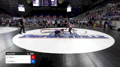 145 lbs Cons 32 #2 - KhaLiyah Delva, FL vs Eleanor Dean, VA