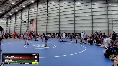 190 lbs Quarters - Lily Clark, The Fort Lady Hammers vs Desi Lee, Team Ohio Gold