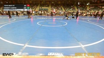 100 lbs Consi Of 4 - Tevin Smith Jr, Sherman Challengers vs Bennett Campos, Hawkeye Wrestling Academy
