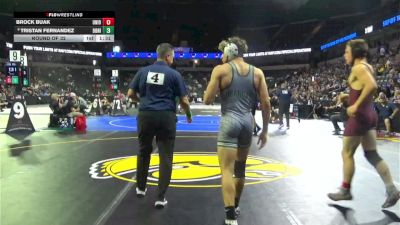 150 lbs Round Of 32 - Brock Buak, Union Mine (SJ) vs Tristan Fernandez, Bonita (SS)