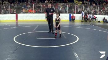 46 lbs Cons. Round 3 - Jax Hallihan, Eagle Claw vs Damon Burrell, Imlay City Youth WC