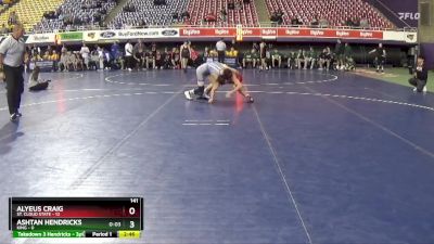 141 lbs Round 1 (16 Team) - Alyeus Craig, St. Cloud State vs Ashtan Hendricks, King