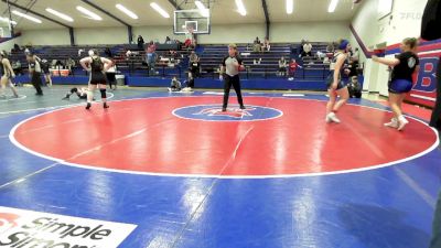 170 lbs Final - Taytem Edgington, Pryor Tigers Wrestling vs Jade McKinnie, Broken Arrow Girls