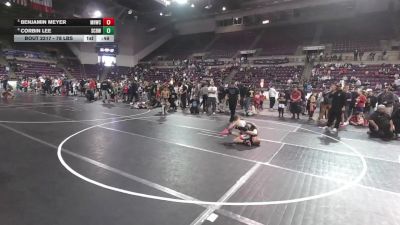78 lbs Cons. Semis - Benjamin Meyer, Mile High Wrestling Club vs Corbin Lee, Steel City Reloaded Wrestling Club