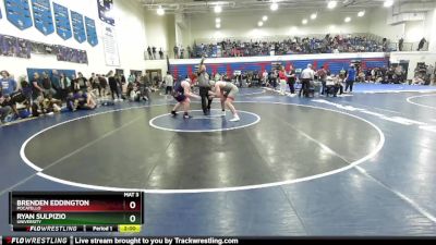 285 lbs Champ. Round 1 - Brenden Eddington, Pocatello vs Ryan Sulpizio, University