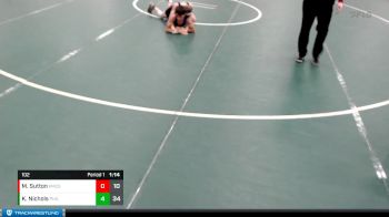 102 lbs Round 3 (8 Team) - Moses Sutton, Kearney Matcats - Gold vs Karson Nichols, Phillipsburg