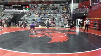 140 lbs Cons. Semi - Keira Cewe, Bettendorf vs Zurina Stoltzfus, Muscatine