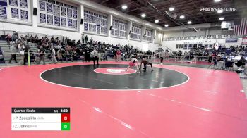 152 lbs Quarterfinal - Patrick Zoccolillo, New Canaan vs Zach Johns, Simsbury