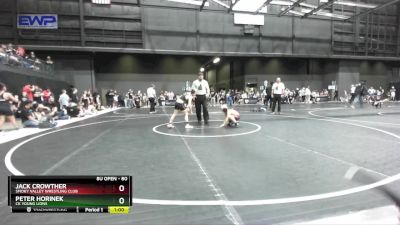 80 lbs Round 1 - Jack Crowther, Smoky Valley Wrestling Club vs Peter Horinek, CK Young Lions