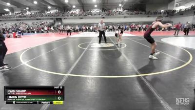 120 lbs Cons. Round 2 - Ryan Sharp, Victory Wrestling-AAA vs Linkin Boyd, Nevada Tiger Pit Wrestling Club-AAA