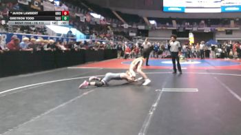 7A 113 lbs Cons. Semi - Greyson Todd, Tuscaloosa County vs Jaxon Lambert, Grissom Hs