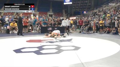 126 lbs Cons. Sub-rd Of 64 - Grant Langstaff, CA vs Edward Stavros, NY